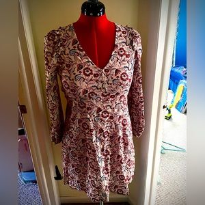 Banana Republic Boheme Swing Shift Champaign Cocktail Dress